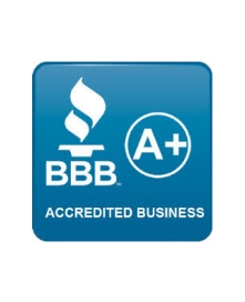 BBB A+ accredited business badge