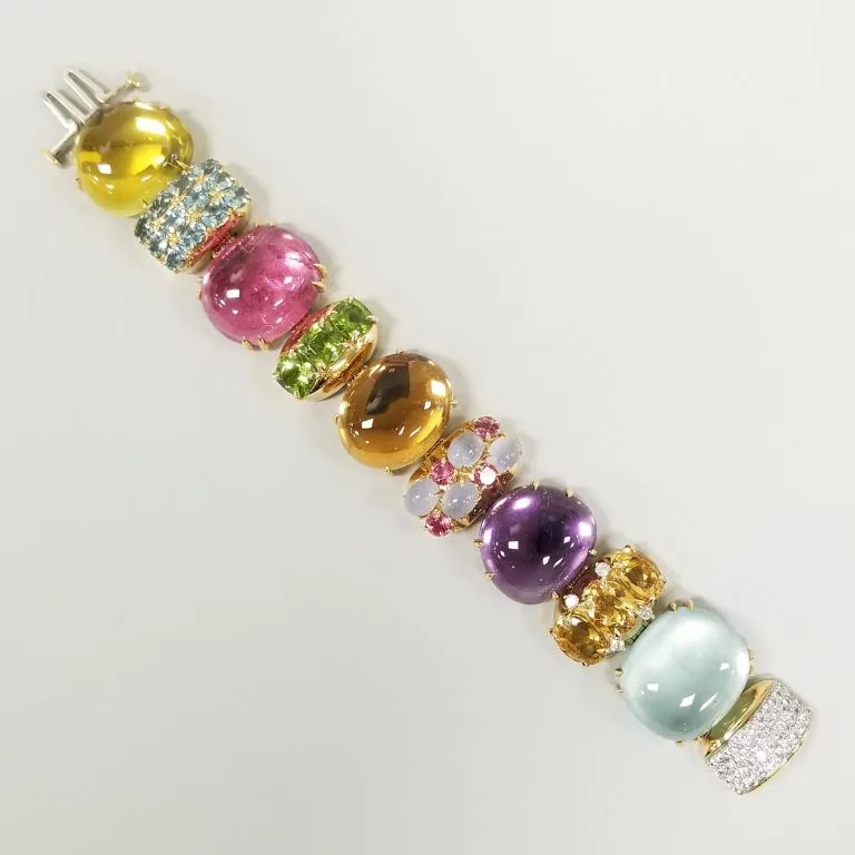 Seaman Schepps 18K gold Rio bracelet